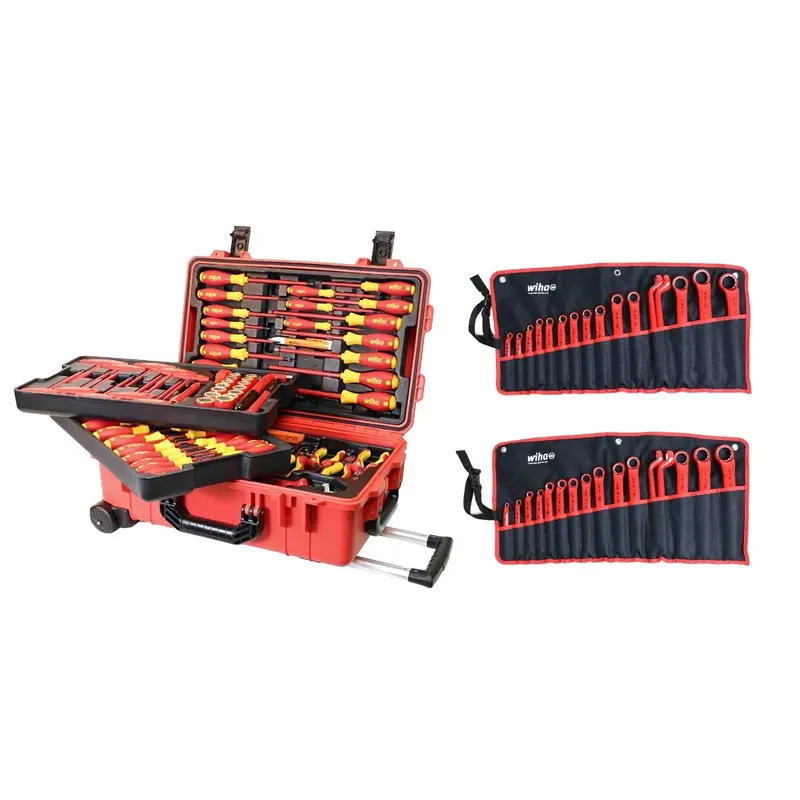 Wiha 32801 112-Piece Master Electrician's Insulated Tool Set