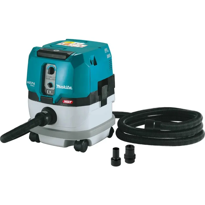 Makita GCV02ZX 40V max XGT Brushless Cordless 2.1 Gallon HEPA Filter Dry Dust Extractor, AWS Capable, Tool Only