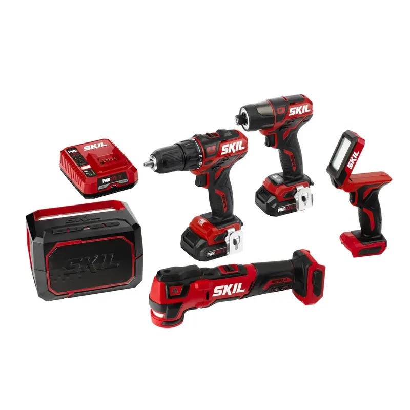 SKIL CB736801 PWR CORE 12 Brushless 12V 5-Tool Combo Kit