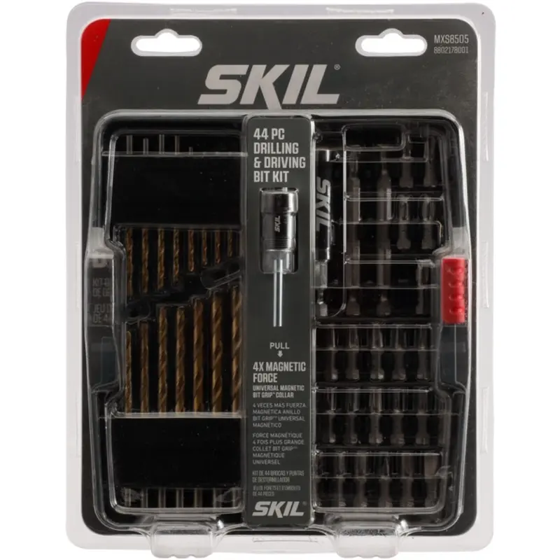 SKIL MXS8505 44pc Drilling and Screw Driving Bit Kit with Bit Grip