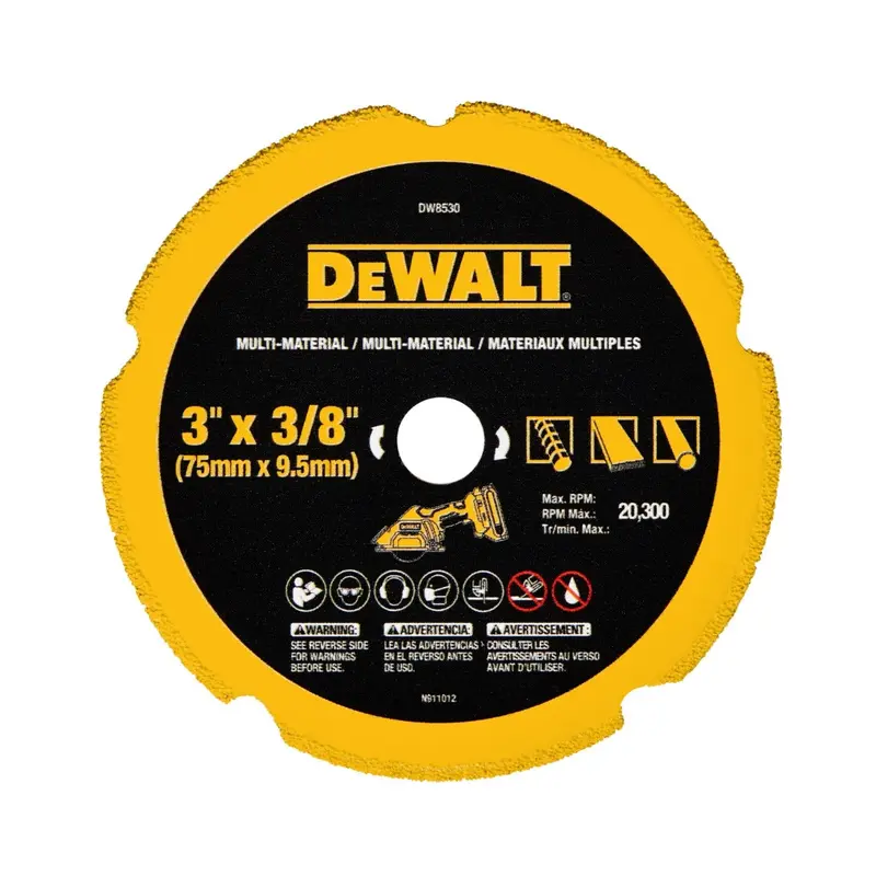 DeWalt DW8530 3 in. Diamond Multi-Material Blade