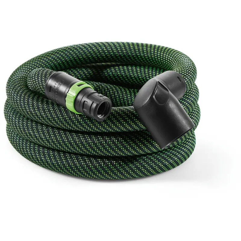 Festool 577160 Antistatic Smooth Suction Hose with Rotating Angle Adapter 27/32mm x 9-ft-10-in