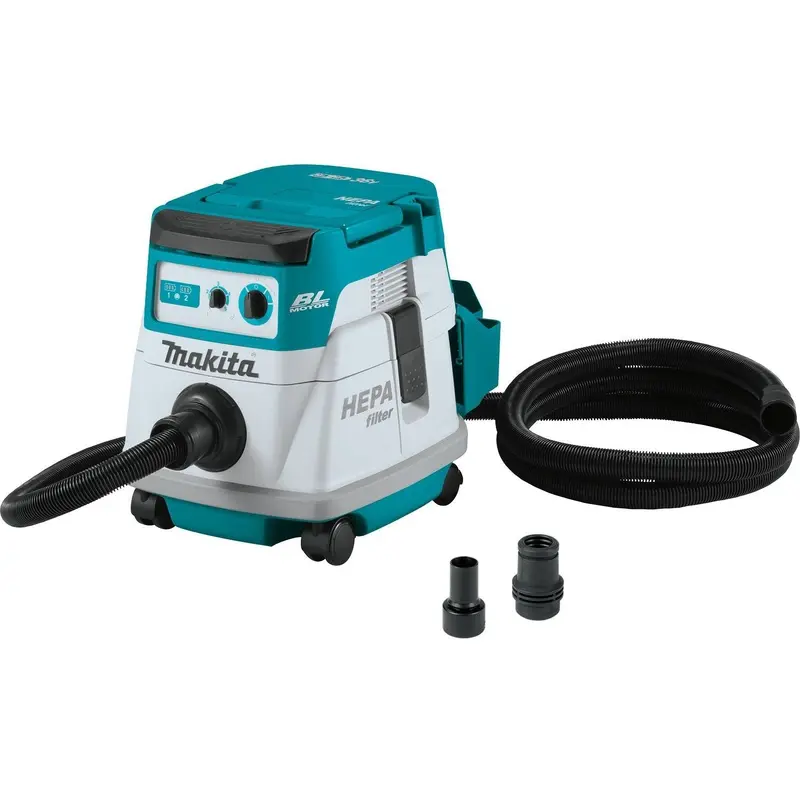 Makita XCV21ZX 36V (18V X2) LXT Brushless 2.1 Gallon HEPA Filter Dry Dust Extractor, Tool Only