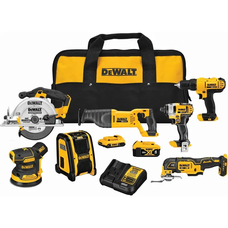 DEWALT DCK771D1M1 20V MAX Cordless 7-Tool Combo Kit