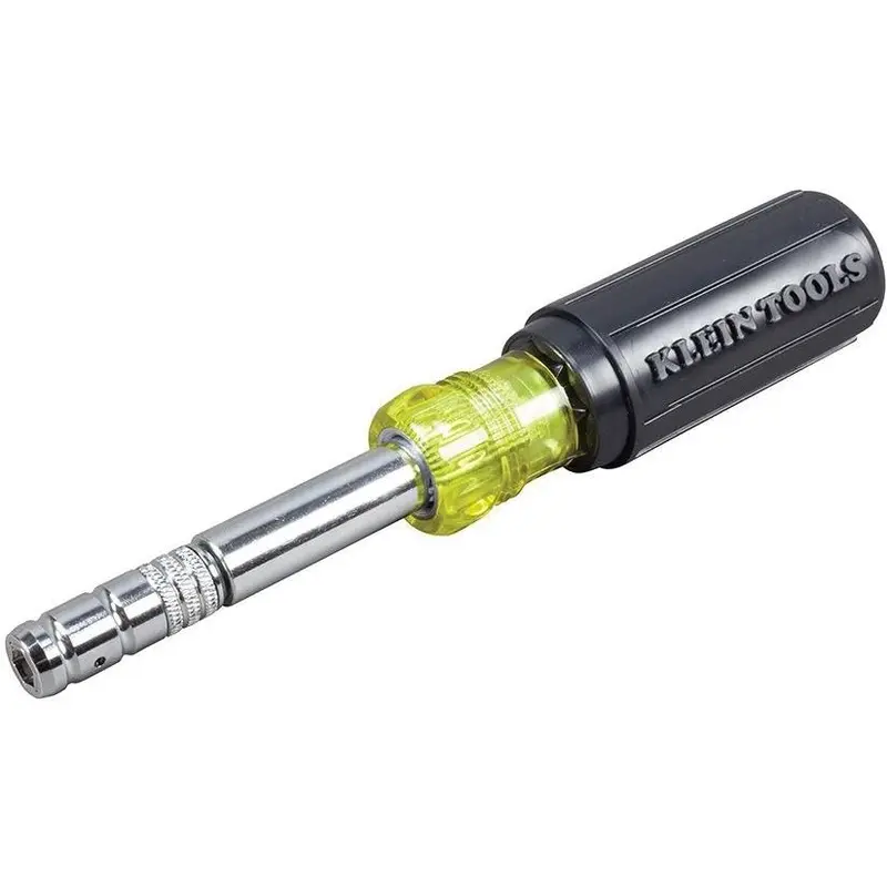 Klein 32596 HVAC Slide Drive Multi-Bit Screwdriver / Nut Driver, 8-in-1