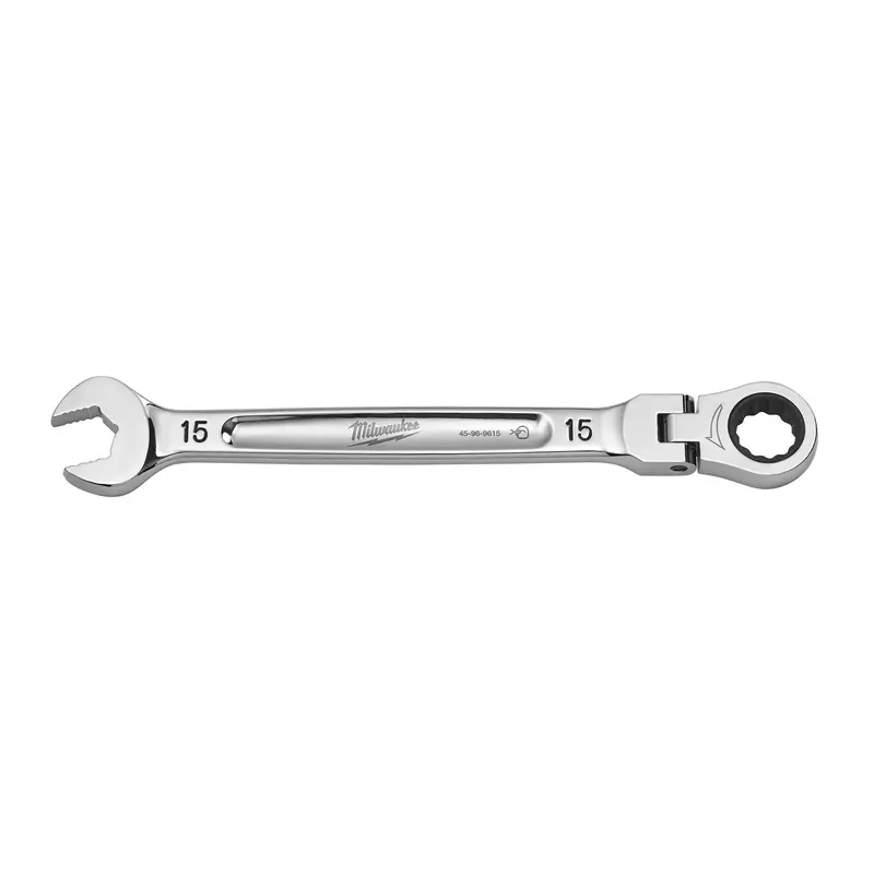 Milwaukee 45-96-9615 15mm Flex Head Ratcheting Combination Wrench