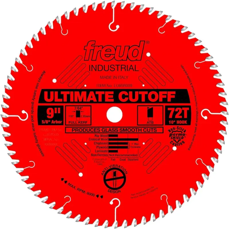 Freud LU85R009 9 in. Ultimate Cut-Off Blade