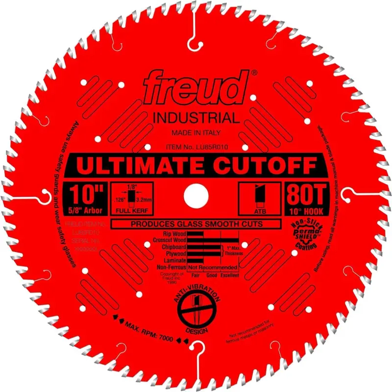 Freud LU85R010 10 in. Ultimate Cut-Off Blade