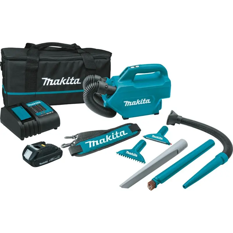 Makita XLC07SY1 18V LXT Lithium-Ion Compact Handheld Canister Vacuum Kit (1.5Ah)
