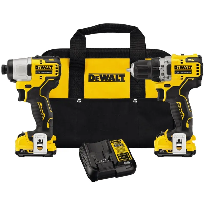 DeWalt DCK221F2 12V MAX Brushless Drill Driver Combo 2.0Ah Kit