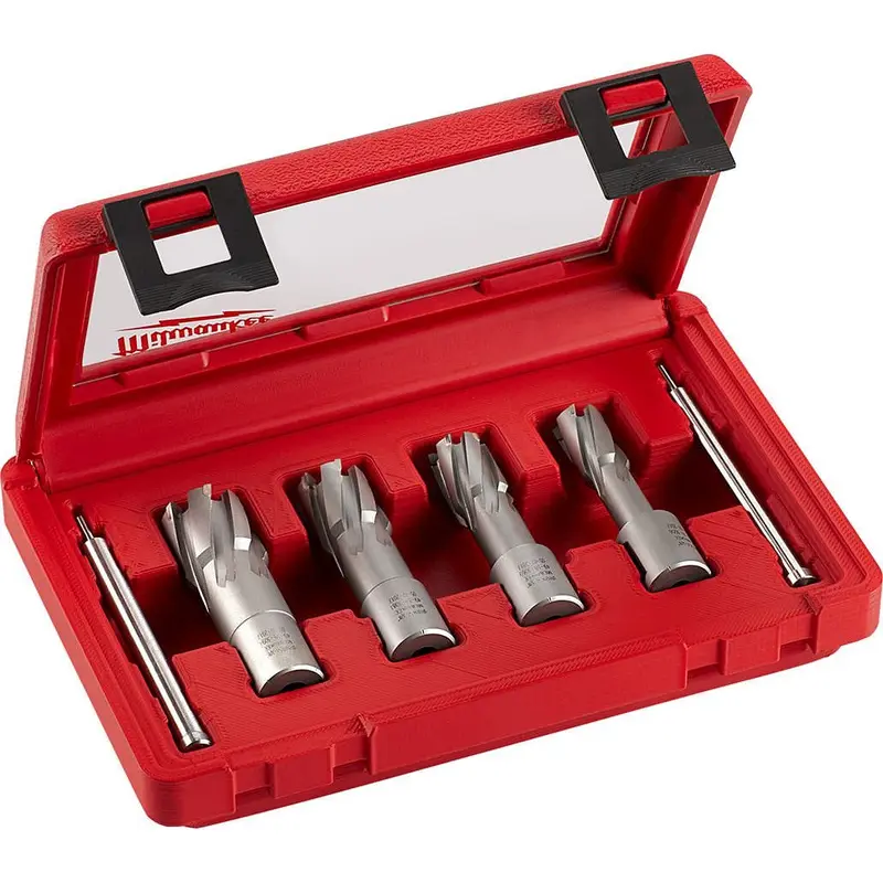 Milwaukee 49-22-8430 4-Piece  1-3/8-Inch TCT Annular Cutter Kit