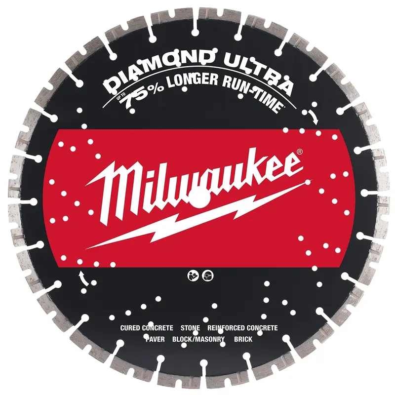 Milwaukee 49-93-7540 14" DIAMOND ULTRA Segmented Turbo, General Purpose Diamond Blade