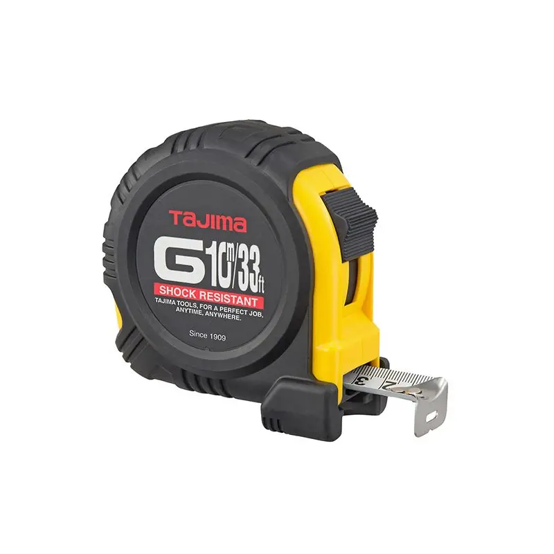 Tajima G-33/10MBW G-Series Standard and Metric Scale 33-ft. 10m Tape Measure