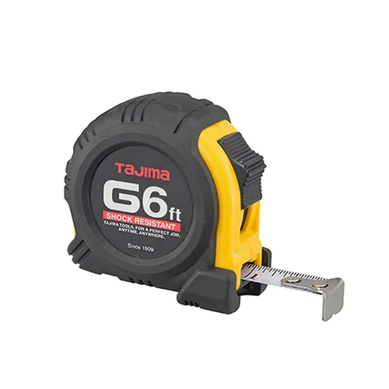 Tajima G-6BW G-Series Standard Scale 6-ft. Tape Measure