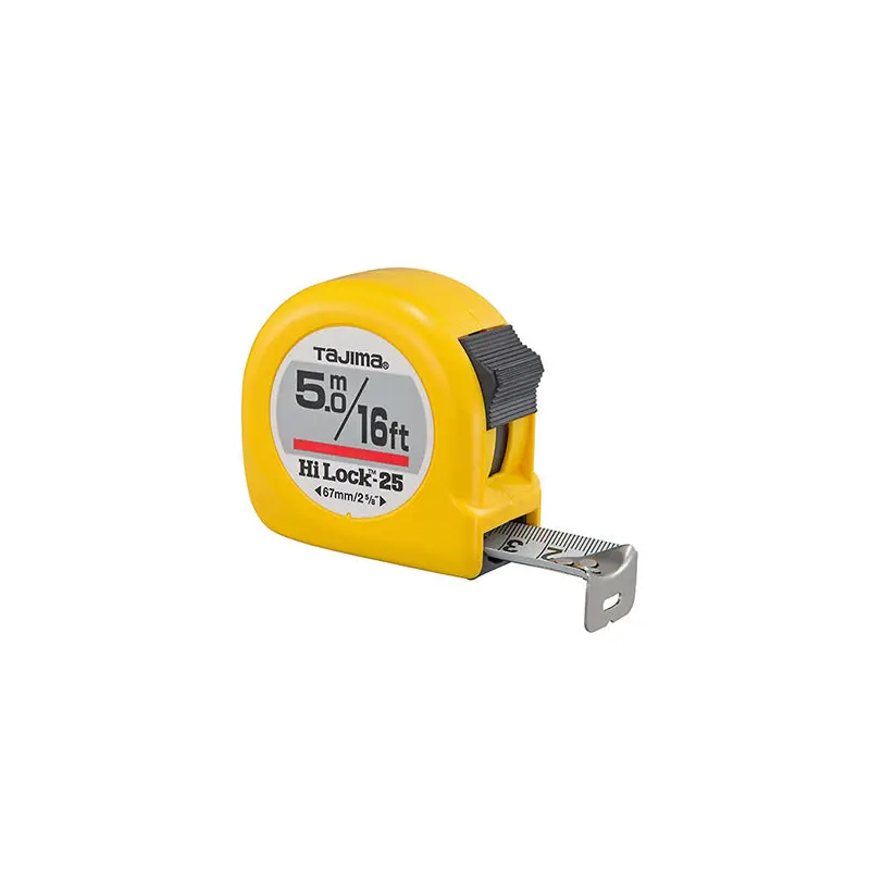 Tajima HL-16/5mBW Hi-Lock Standard and Metric Scale 16-ft. 5m Tape Measure