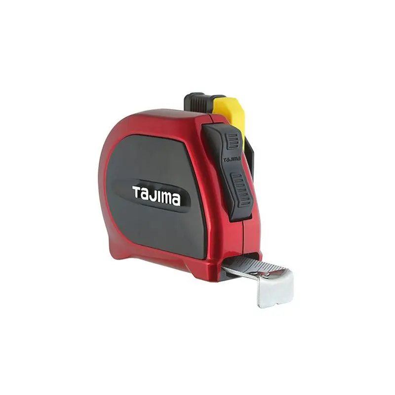 Tajima SSSF-25/7.5mBW Sigma Stop With Safety Belt Holder Standard and Metric Scale 25-ft. 75m Tape Measure