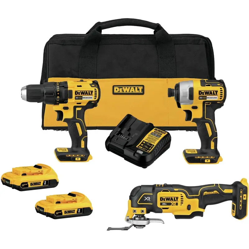 DeWalt DCK379D2 20V MAX Brushless Cordless 3-Tool Combo 2.0Ah Kit