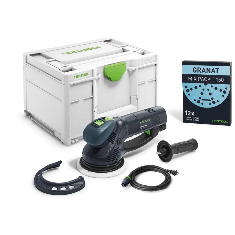 Festool 576028 RO 150 150mm (6") FEQ Rotex Sander w/ Systainer3