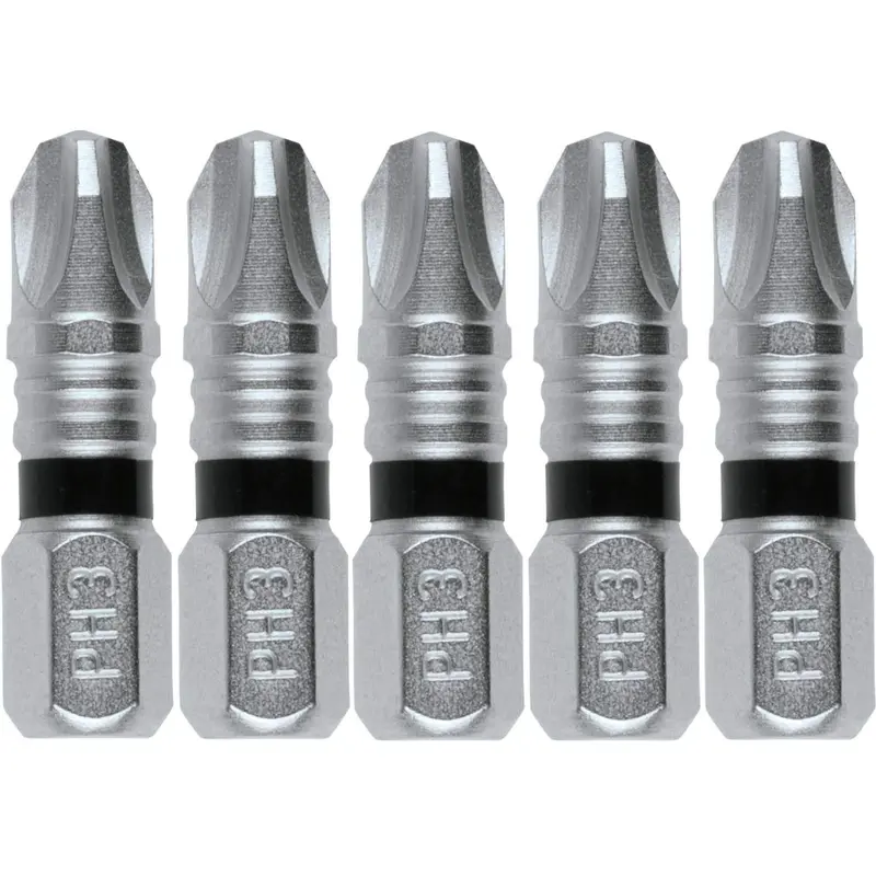 Makita E-00561 Impact XPS #3 Phillips 1" Insert Bit, 5/pk