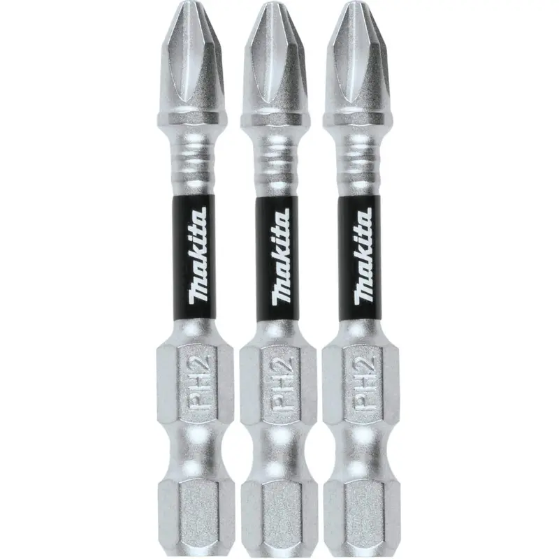 Makita E-00773 Impact XPS #2 Phillips 2" Power Bit, 3/pk