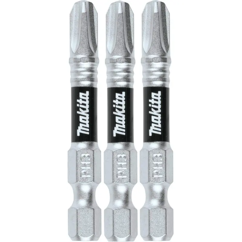 Makita E-00789 Impact XPS #3 Phillips 2" Power Bit, 3/pk