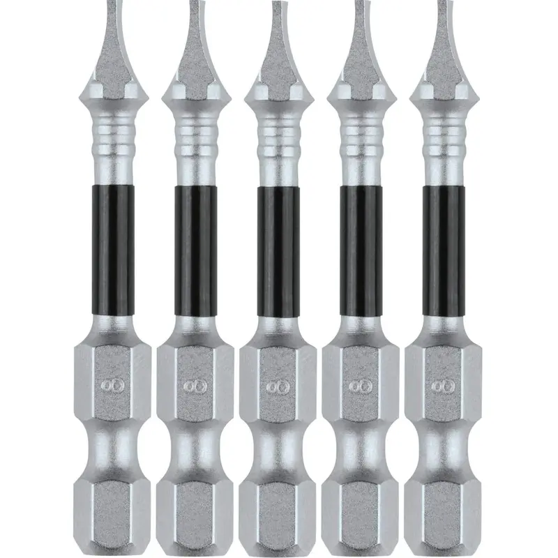 Makita E-01024 Impact XPS #8 Slotted 2" Power Bit, 5/pk