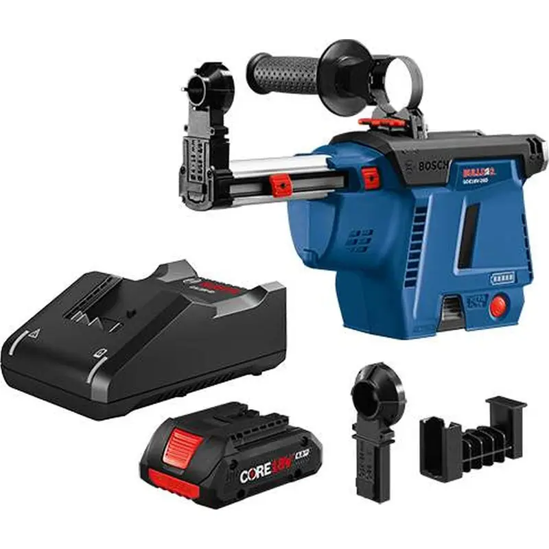 Bosch GDE18V-26DB15 SDS-plus Bulldog Mobile Dust Extractor CORE18V 4.0Ah Kit
