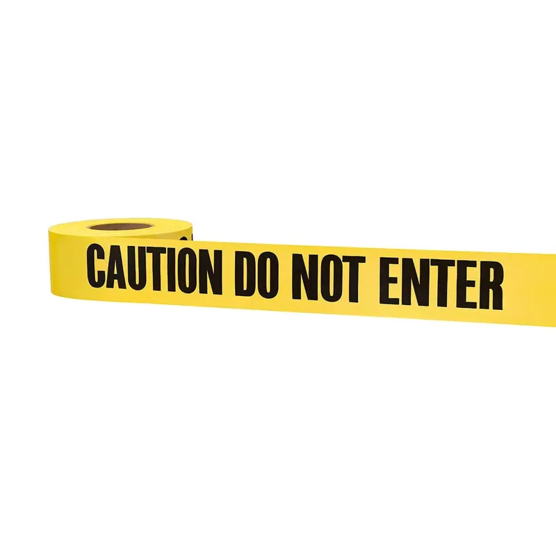 Empire 77-1006 1000-Foot Premium Yellow Barricade Tape - Caution Do Not Enter