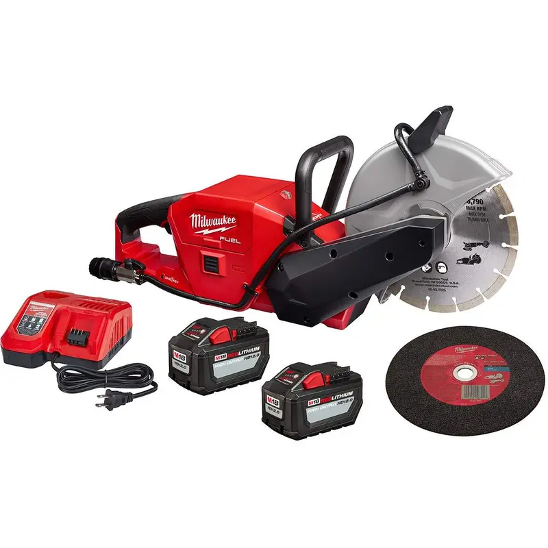 Milwaukee 2786-22HD M18 FUEL Brushless Cordless 9-Inch Cut-Off Saw with ONE-KEY 12.0Ah Kit