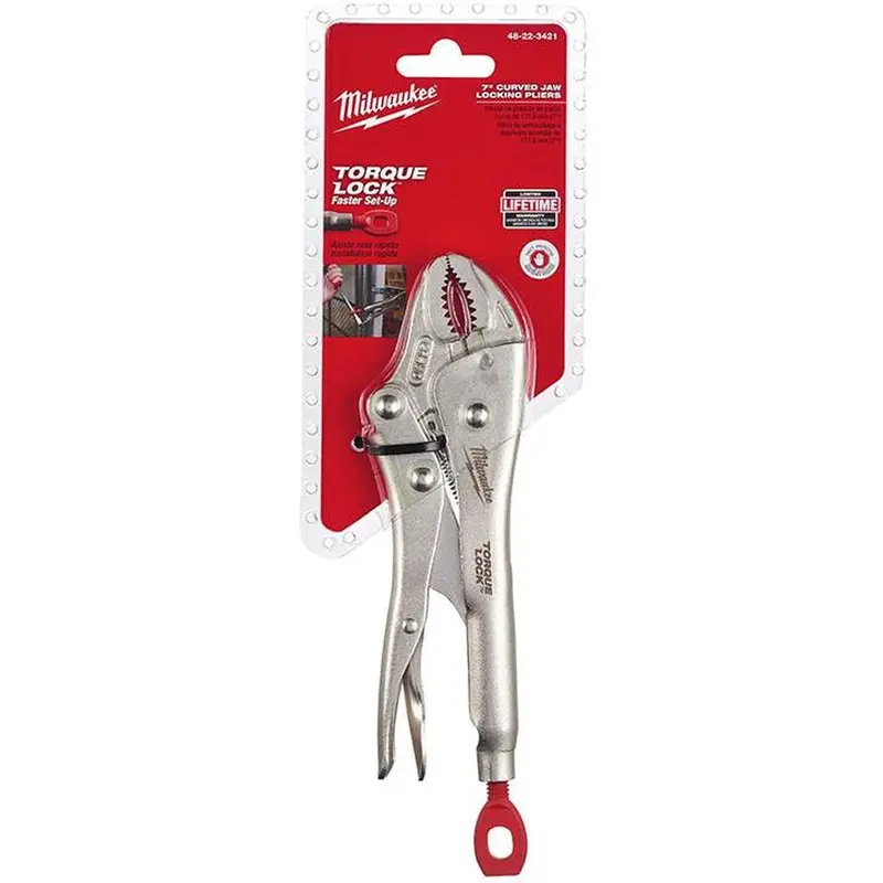 Milwaukee 48-22-3421 Curved Locking Pliers STD 7-inch