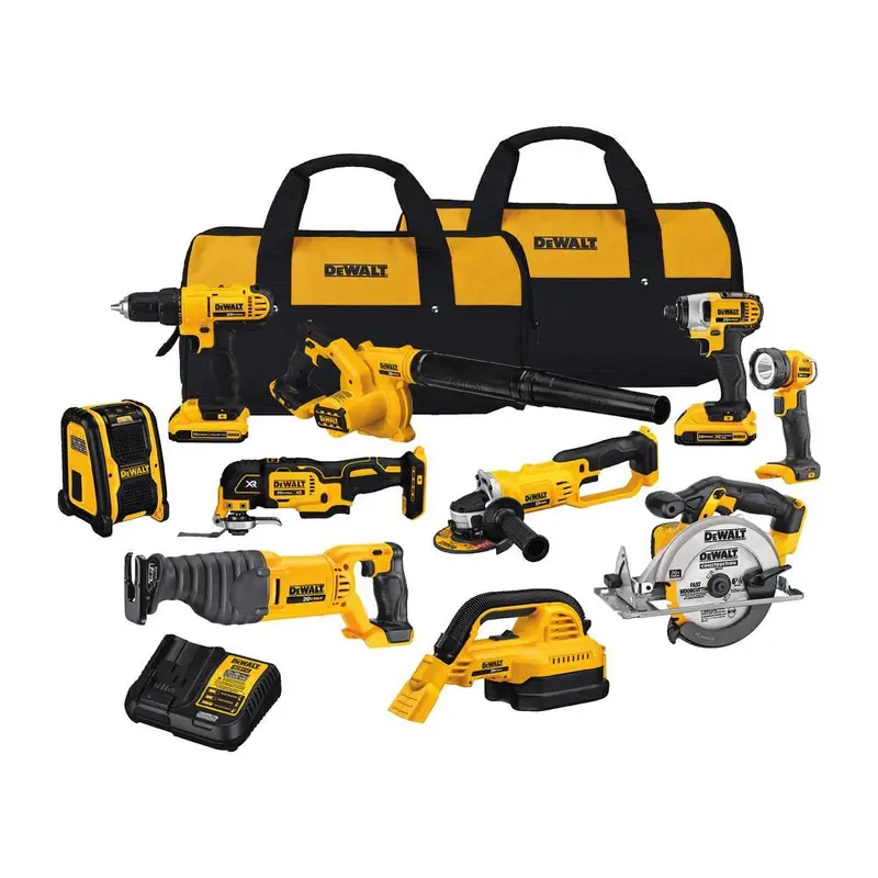 DeWalt DCK1020D2 20V MAX 10-Tool Combo 2.0Ah Kit