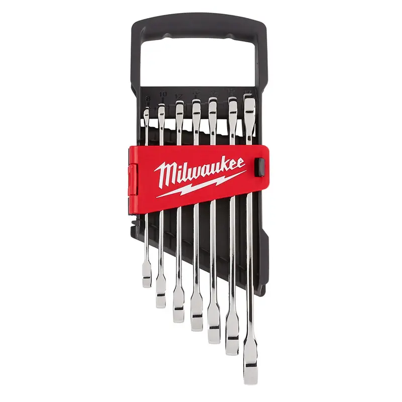 Milwaukee 48-22-9506 7-Piece Ratcheting Combination Metric Wrench Set