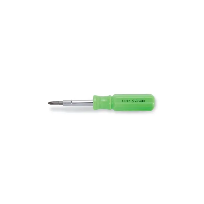 Tool Nut 6-in1 Green Screwdriver Set