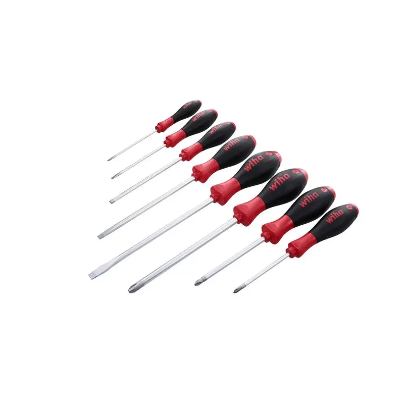 Wiha 30298 8-Piece SoftFinish Slotted and Phillips Screwdriver Set