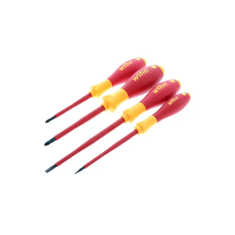 Wiha 32090 4-Piece Insulated SoftFinish Screwdriver Set