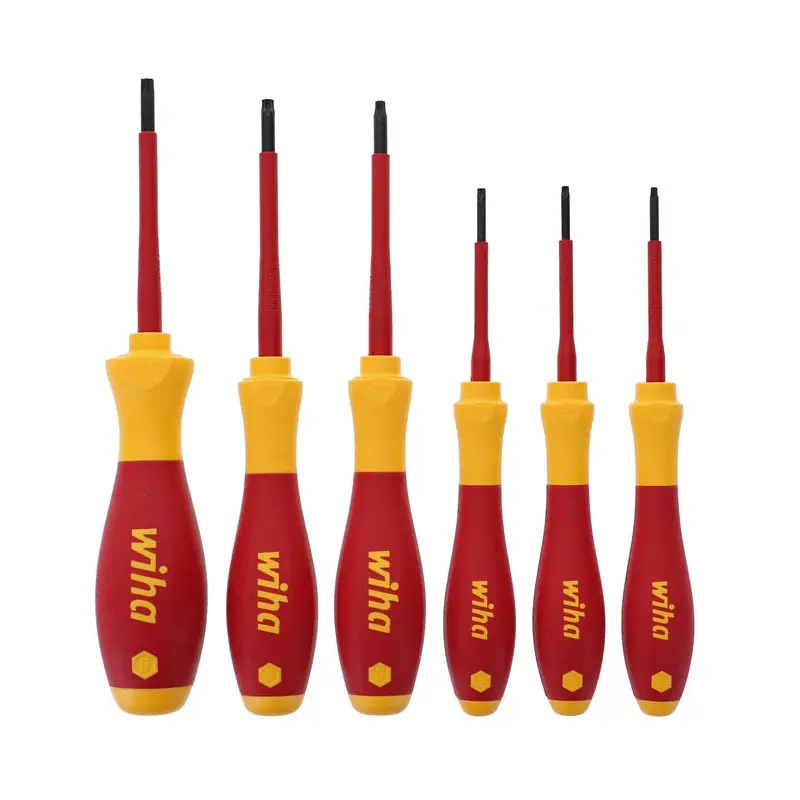 Wiha 32590 6-Piece Insulated SoftFinish Torx Screwdriver Set