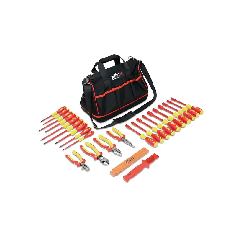 Wiha 32879 25-Piece Insulated Pliers-Cutters and Screwdriver Set