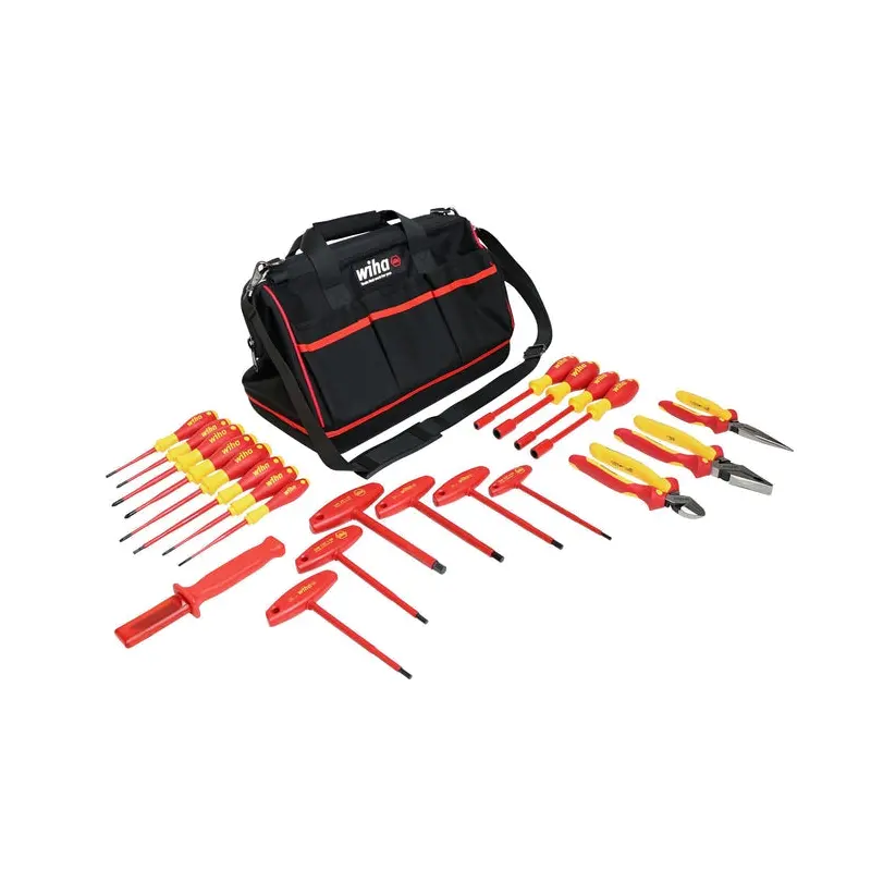 Wiha 32973 22-Piece Insulated Pliers-Cutters and Screwdriver Set