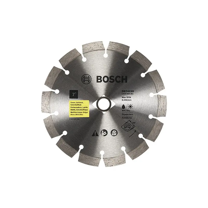 Bosch DB741SD 7-Inch Standard Segmented Rim Diamond Blade with DKO for Universal Rough Cuts