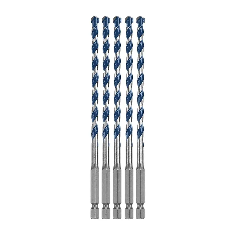 Bosch HCBG0605T 5-Piece 1/4" x 6" BlueGranite Turbo Carbide Hammer Drill Bits