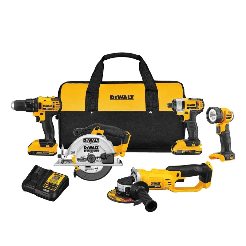 DeWalt DCK521D2 20V Max Compact Cordless 5-Tool Combo Kit