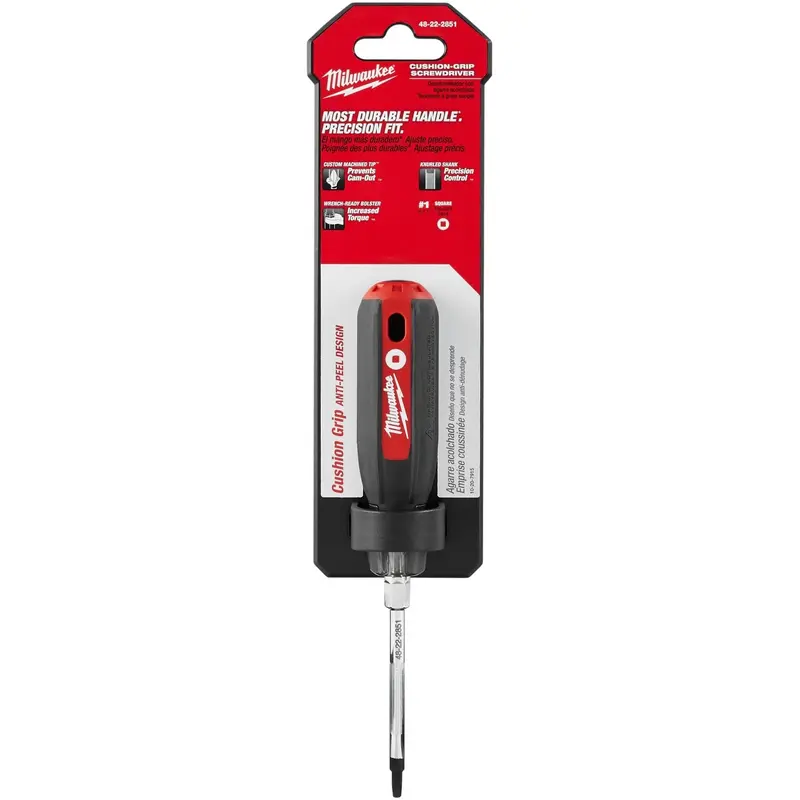 Milwaukee 48-22-2851 #1 Square - 3" Cushion Grip Screwdriver