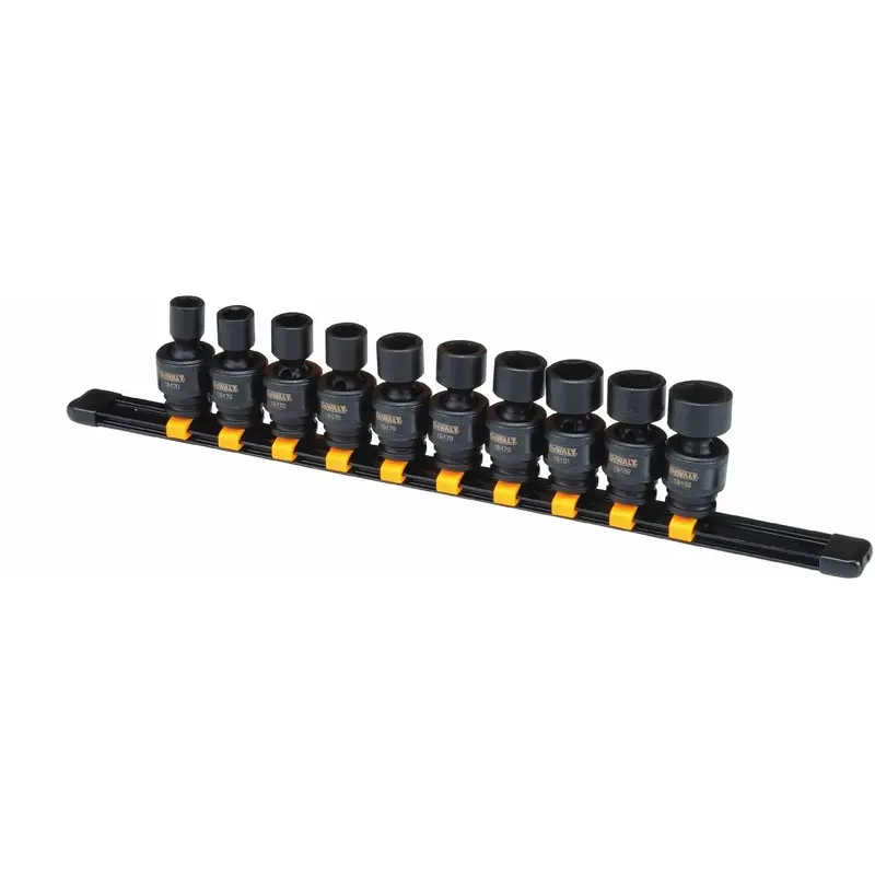 Dewalt DWMT19226 10 Piece 3/8-in Drive Metric Impact Universal Socket Set