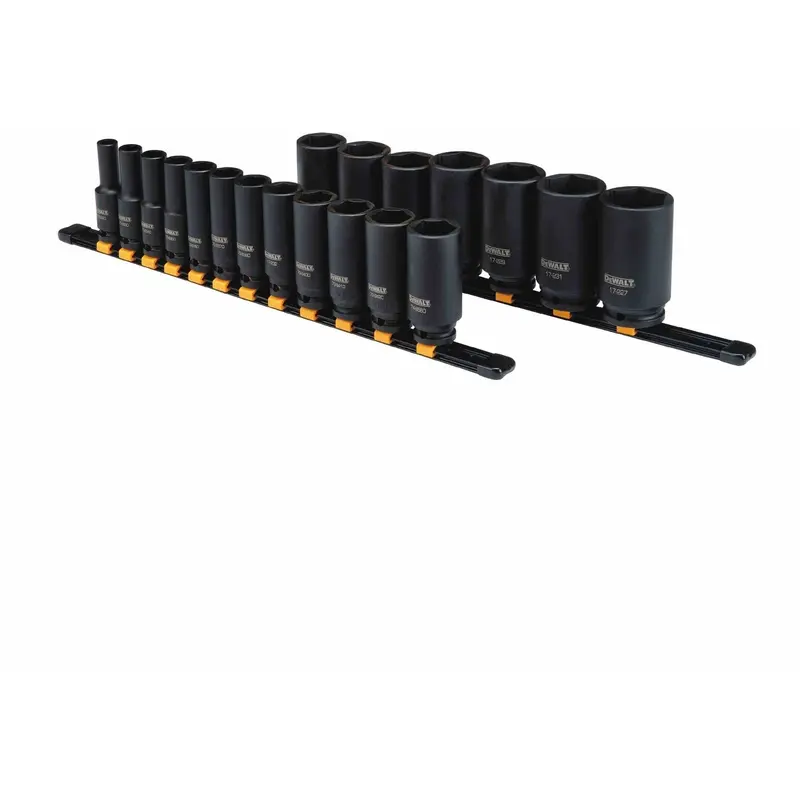 Dewalt DWMT19239 19 Piece 1/2-in Drive Deep Impact Socket Set 6 PT