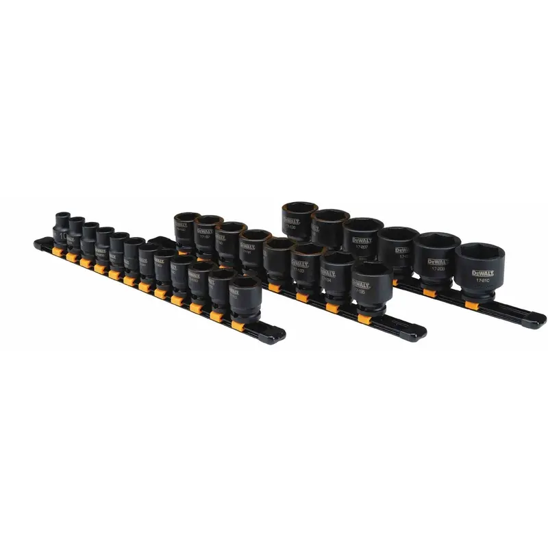 Dewalt DWMT19243 26 Piece 1/2-in Drive Metric Impact Socket Set 6 PT