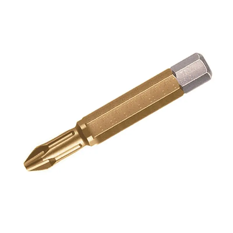 Wiha 71142 Phillips TiN Long Insert Bit #2 x 50mm