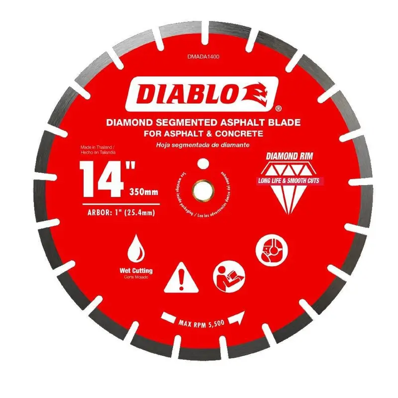 Diablo DMADA1400 Segmented Diamond 14-in. Blade for Asphalt