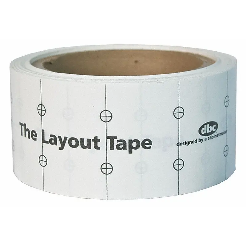 FastCap LAYOUTTAPE 60' Roll Of Shelf Pin / Hinge Layout Tape