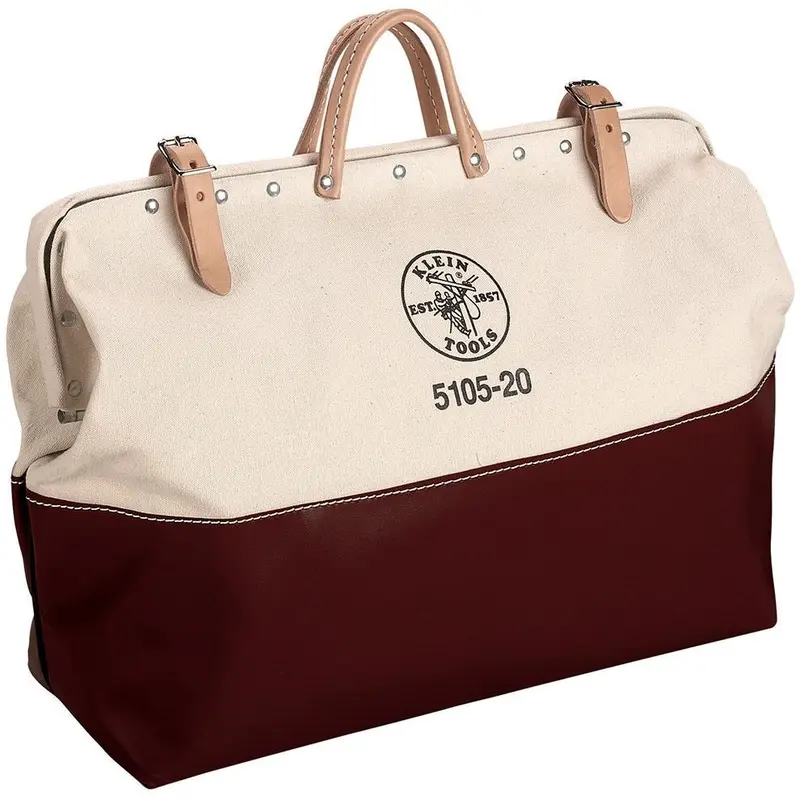 Klein 5105-20 20" High-Bottom Canvas Tool Bag
