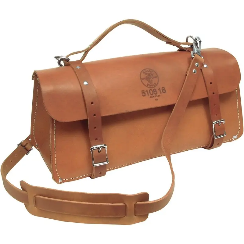 Klein 5108-18 18" Deluxe Leather Bag